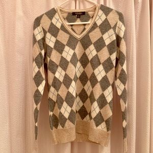Brooks Brothers argyle sweater